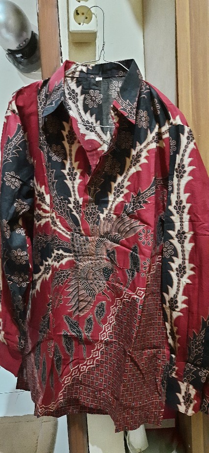 [ Bisa Cod ] Kemeja Batik Lengan Panjang Kondangan Navy Series By Batikid