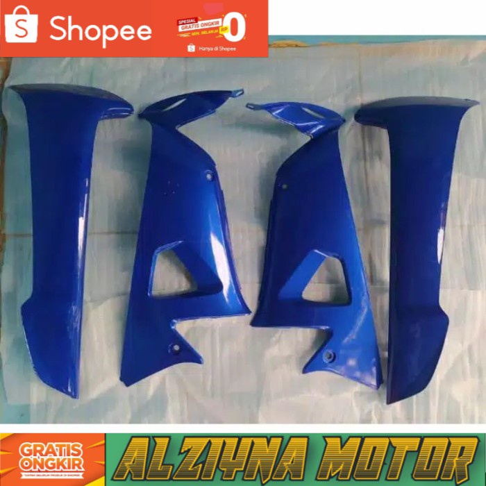 Sayap luar dalam Supra fit new biru