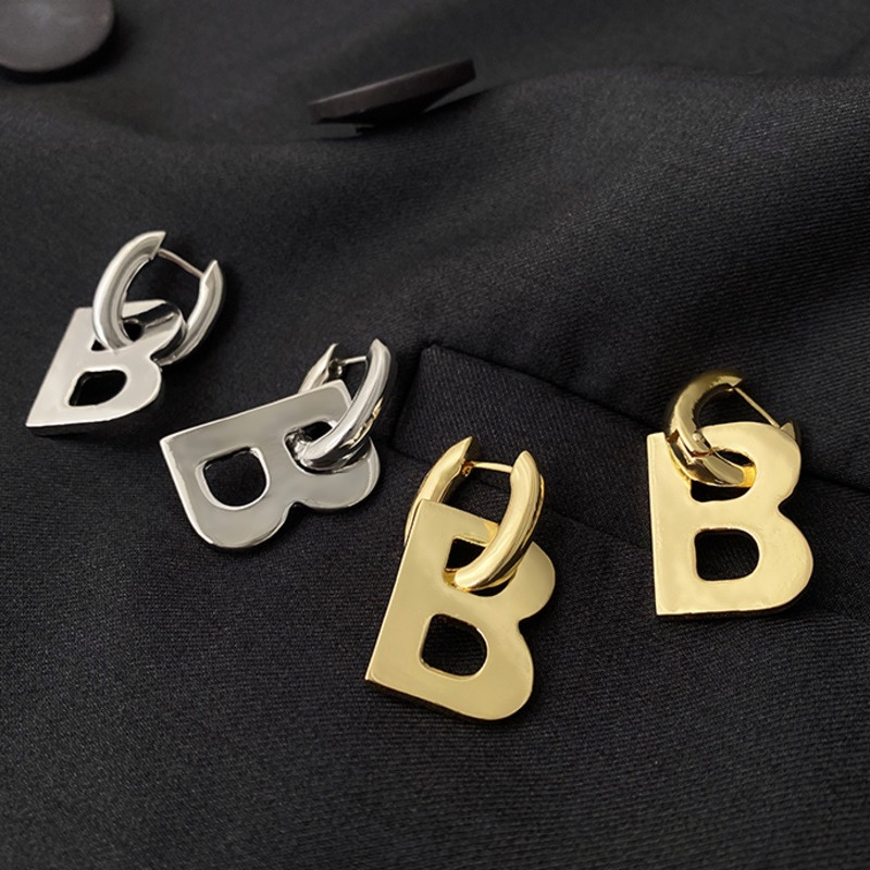 Letter B Earrings Accessories Exquisite Temperament Trendy