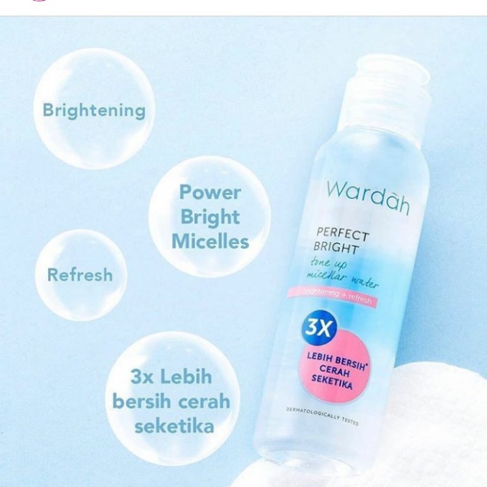 Wardah perfect broght tone up micellar water 100ml