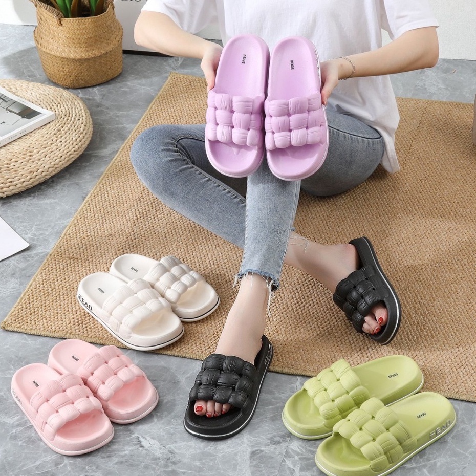 Sandal Jelly Karet PVC ANYAM Import 2219