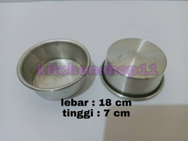 1 Set cetakan bolu bulat mini / loyang bolu bulat mini press tanpa sambungan 15 16 18 20 22 24 26cm