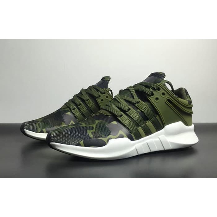 ADIDAS EQT Support ADV Camo Green Army Premium Original
