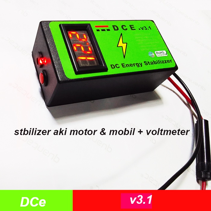 stabilizer aki acu accu motor stabilzer aki mobil stabilizer motor mobil + volt meter