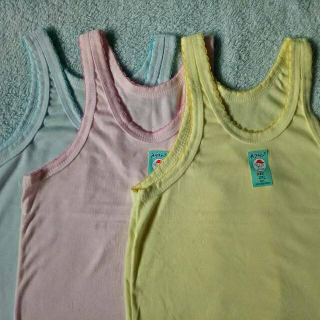 6 Singlet Anak Agree Warna Kaos Dalam