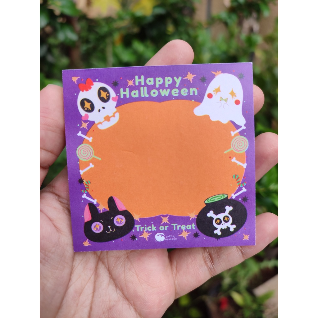 

Trick or Treat Memo Pad