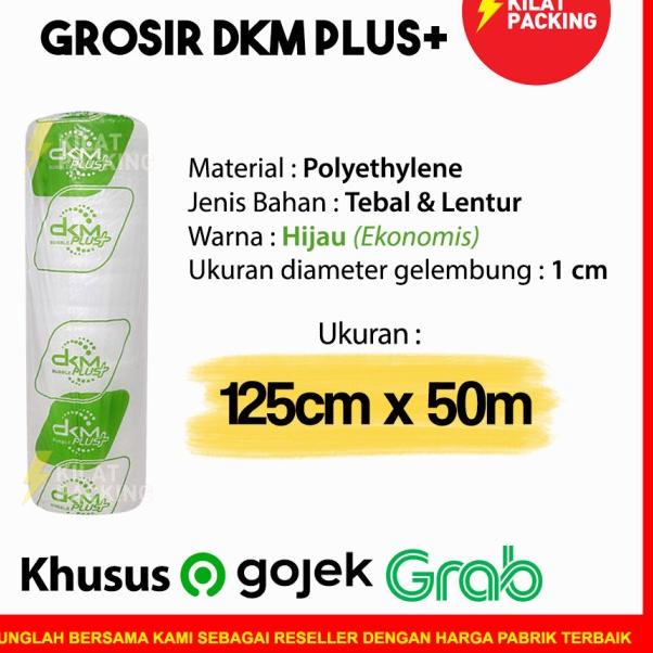 

™ PLASTIK BUBBLE / BUBBLE WRAP 125CM X 50M DKM+ PREMIUM MURAH - BENING HIJAU ➯
