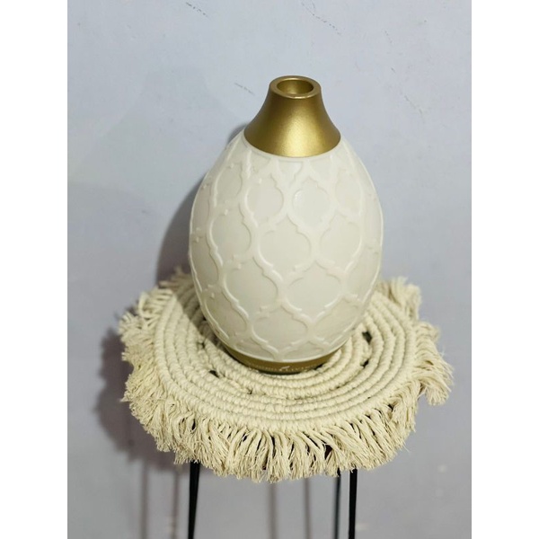 READY STOK) macrame alas diffuser/ tatakan gelas/ macrame (DIF 018)