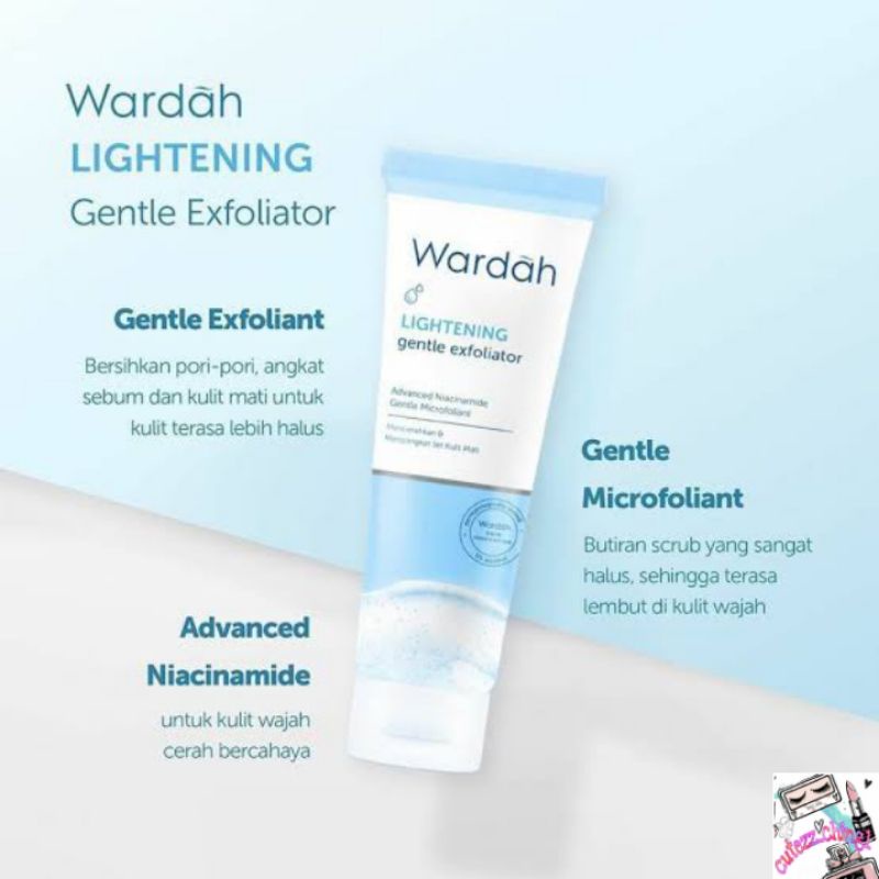 ☃Cutezz_Ching1☃Wardah Lightening Gentle Exfoliator 50ml