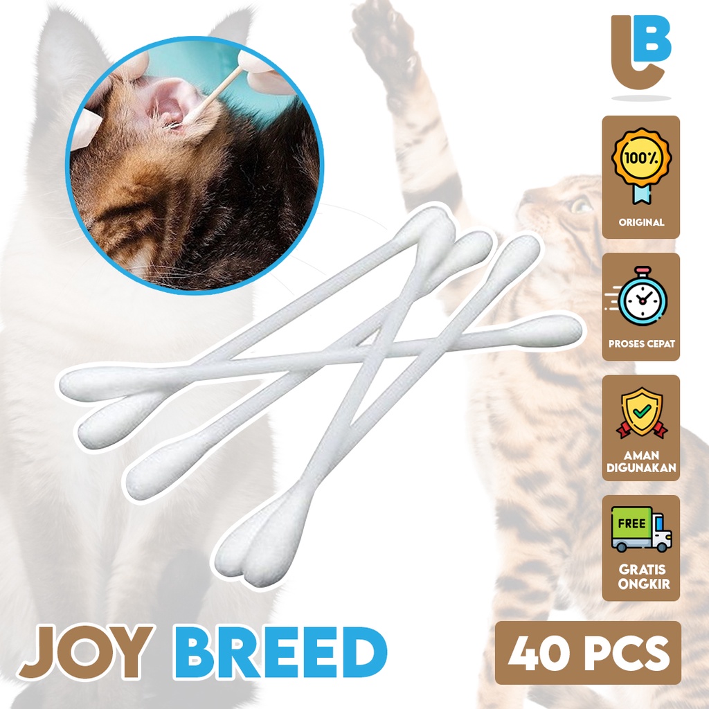 COTTON BUD PEMBERSIH TELINGA KUCING ANJING KOREK TELINGA HEWAN MURAH