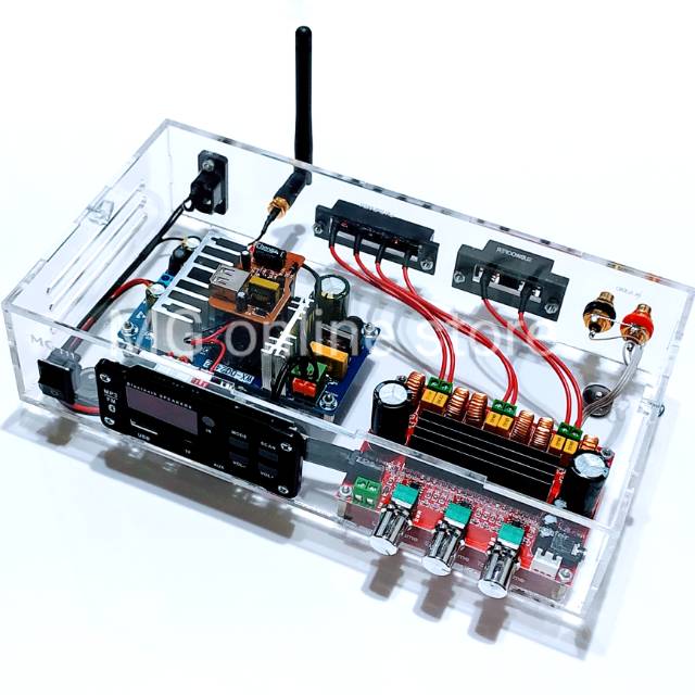 Power Ampli Subwoofer Class D TPA3116D 2.1 Channel 2x 80W + 1x 100W Subwoofer 
+ MP3 Bluetooth V5.0