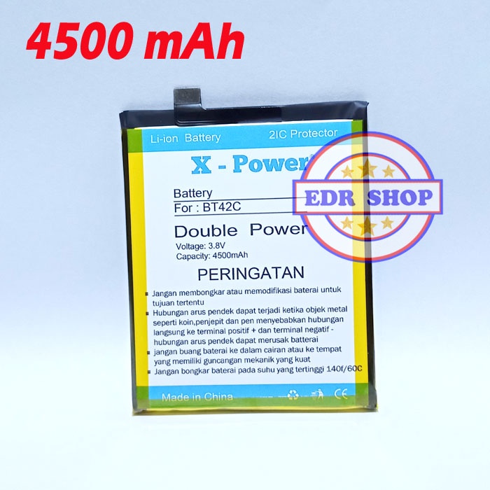 Batre Meizu M2 Note BT42C Batu Baterai Battery Tanam Double Power