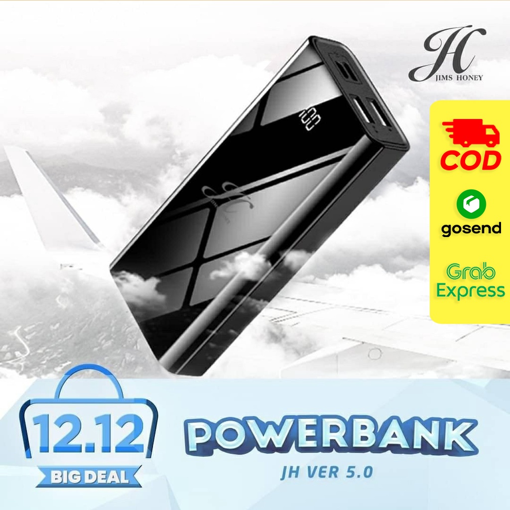 Powerbank 10000mAh JIMS HONEY VER 50 Power bank Multifungsi Kekinian BISA COD Simple Awet Power beng