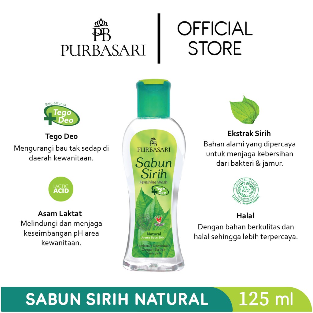 Purbasari Sabun Sirih Feminine Wash / Purbasari Sabun Sirih