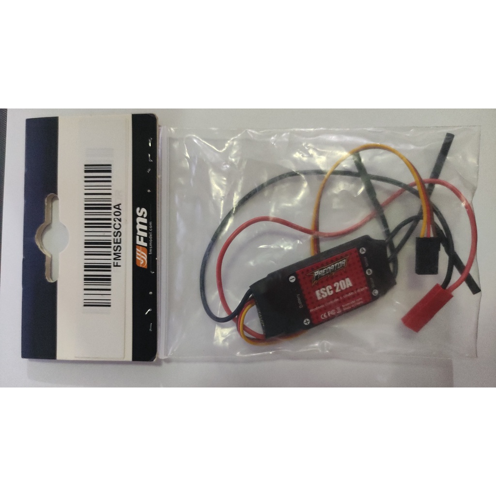 FMS 20A ESC For 800mm warbirds/1100mm J3/ 1100mm Cess 182/Easy 1280