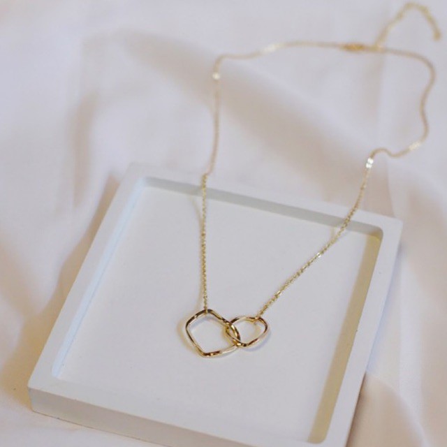 Ark.co - Fresca Necklace kalung circle lingkaran minimalis fashion