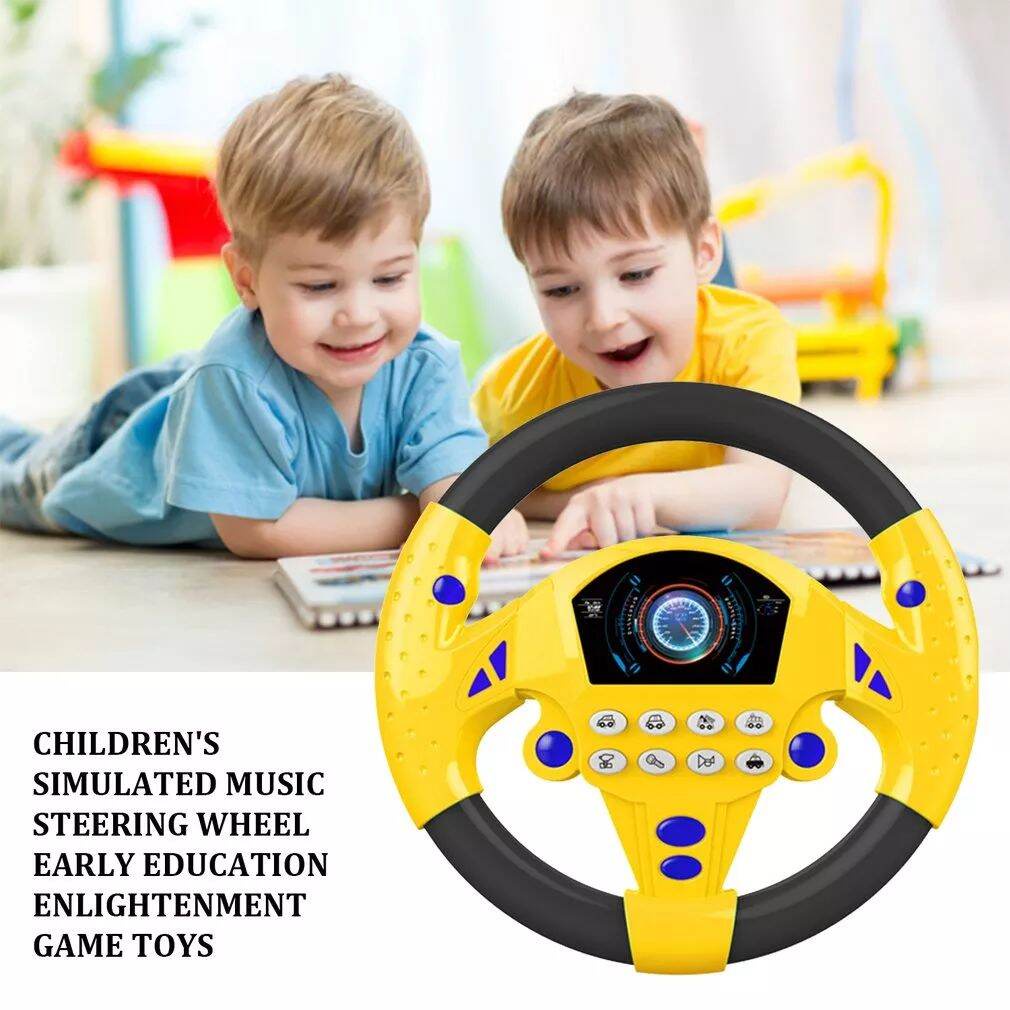 Setir Mainan Anak Untuk di Mobil Plus Music Steering Wheel Driver Racing Toys Mainan Edukasi Stir Mobil Anak Best Seller Mainan Setir Setiran Mobil Anak Dengan Musik