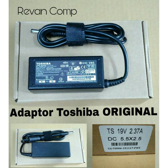 Adaptor Toshiba 19V 2.37A