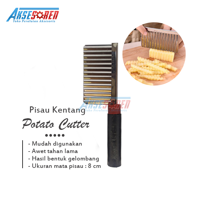 Pisau Kupas Pemotong Kentang / Potato Cutter / Kupasan Kentang / Pisau Pengupas Kentang