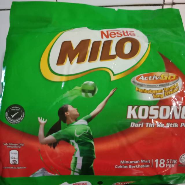 Milo kosong asli Malaysia