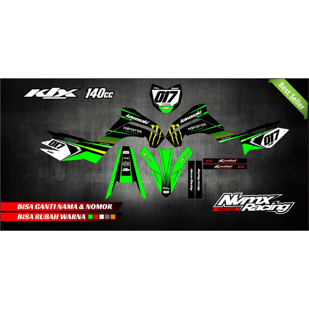 DECAL KLX 140