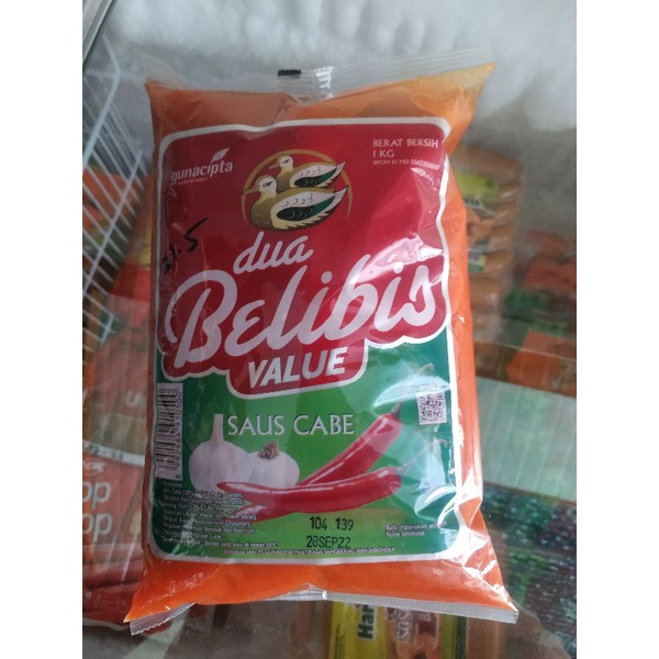 

Dua belibis sambal cabe value 1kg