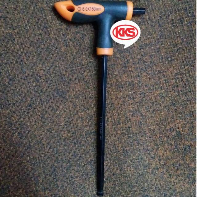 Kunci L Ballpoint Handle IWT 6x150mm