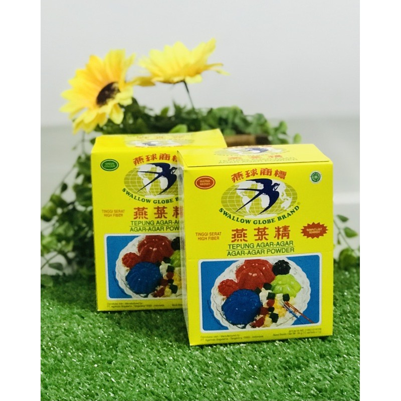 

Agar-Agar Swallow Globe Brand Premiks Instant Sashet