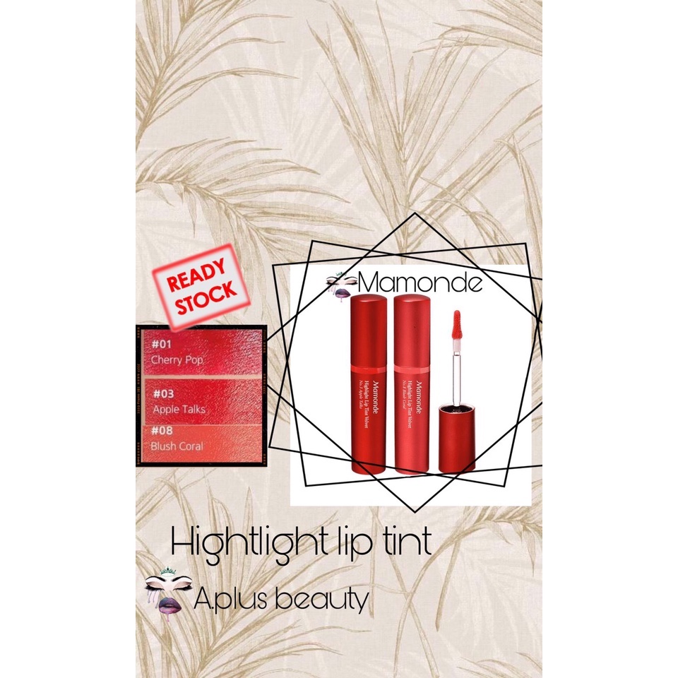 Mamonde Highlight Liptint Velvet Original-- Lip Tint Mamonde
