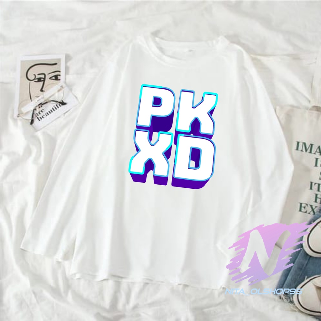 KAOS PK XD LOGO BAJU KAOS ANAK LENGAN PANJANG PKXD