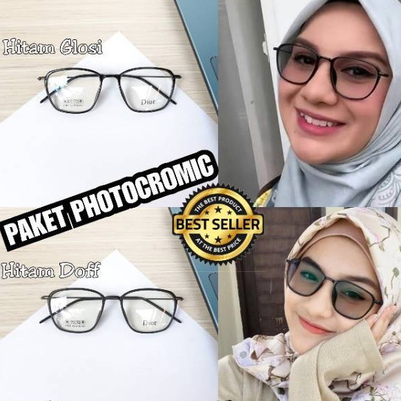 Frame kacamata minus photocromic ( paket kacamata minus / photocromic ) kode 2189 Termurah