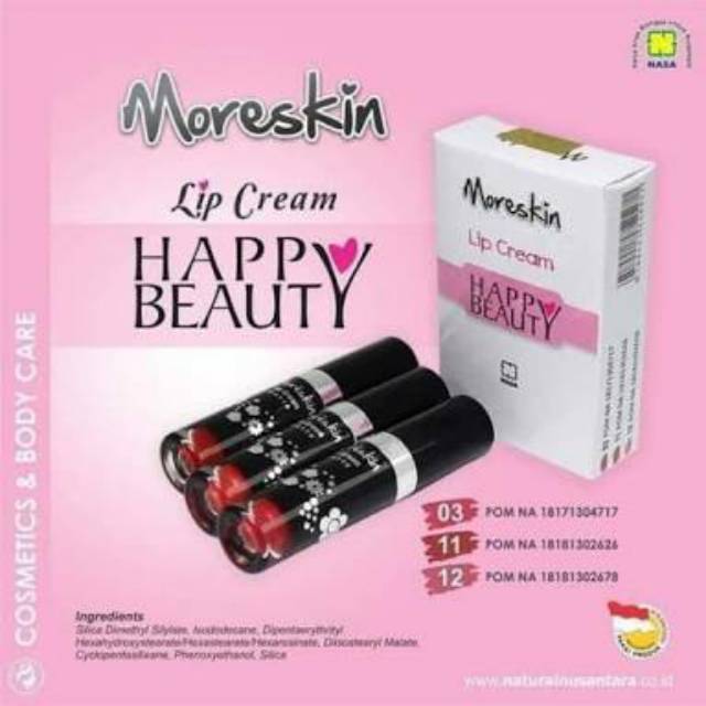 

MoreskinHappyBeautyLipcream