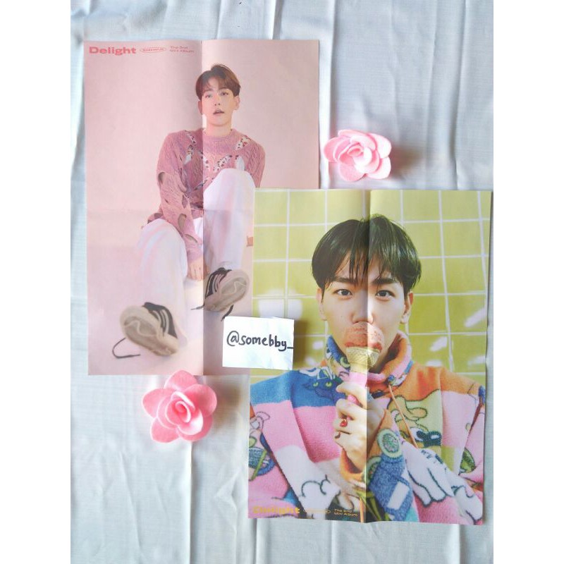 Folded poster Baekhyun Delight