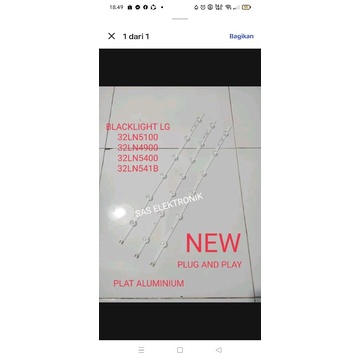 BL BLACKLIGHT LAMPU LED LG 32LN4900 32LN5100 32LN5400 32LN541B