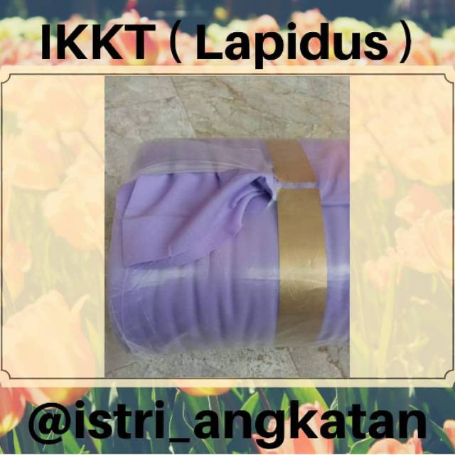 Kain IKKT Merk Lapidus, harga satu meter