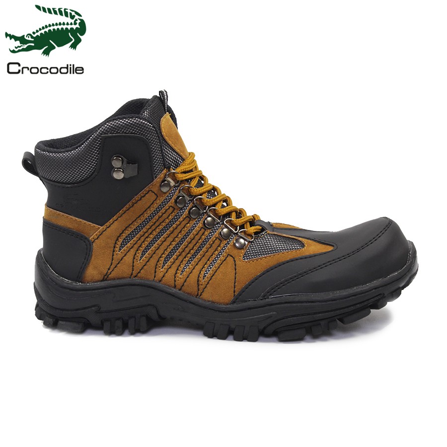 SM88 - Sepatu Bots Sefty Pria Crocodile Hauler Boots Safety Touring Bikers Spatu Outdoor Cowok COD