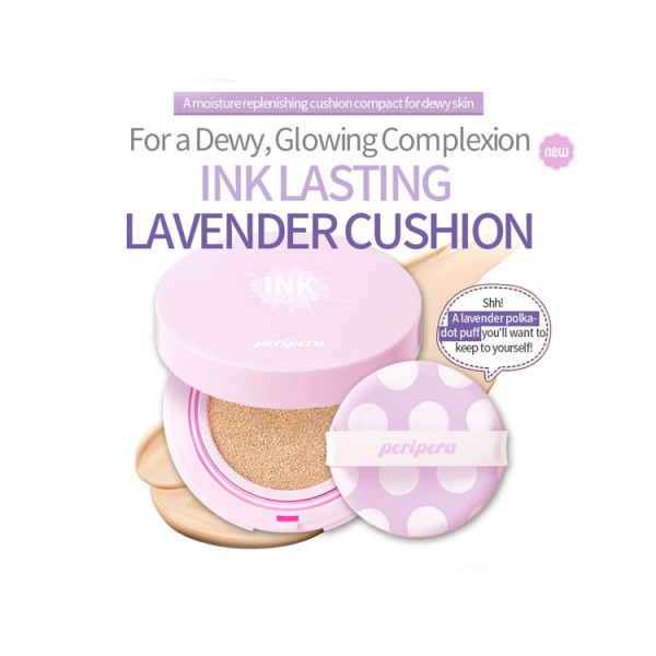 PERIPERA INKLASTING LAVENDER CUSHION