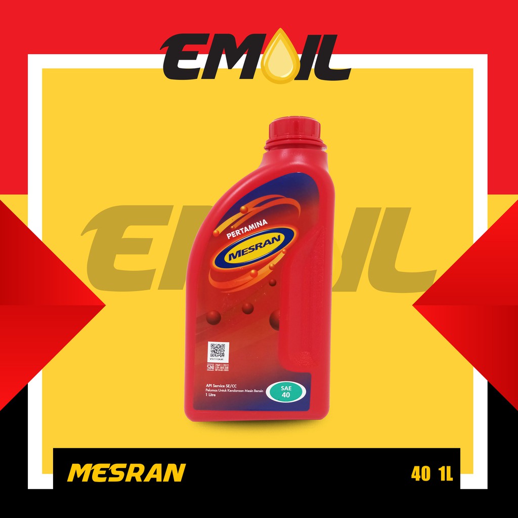 OLI PERTAMINA MESRAN SAE 40 - 1 liter