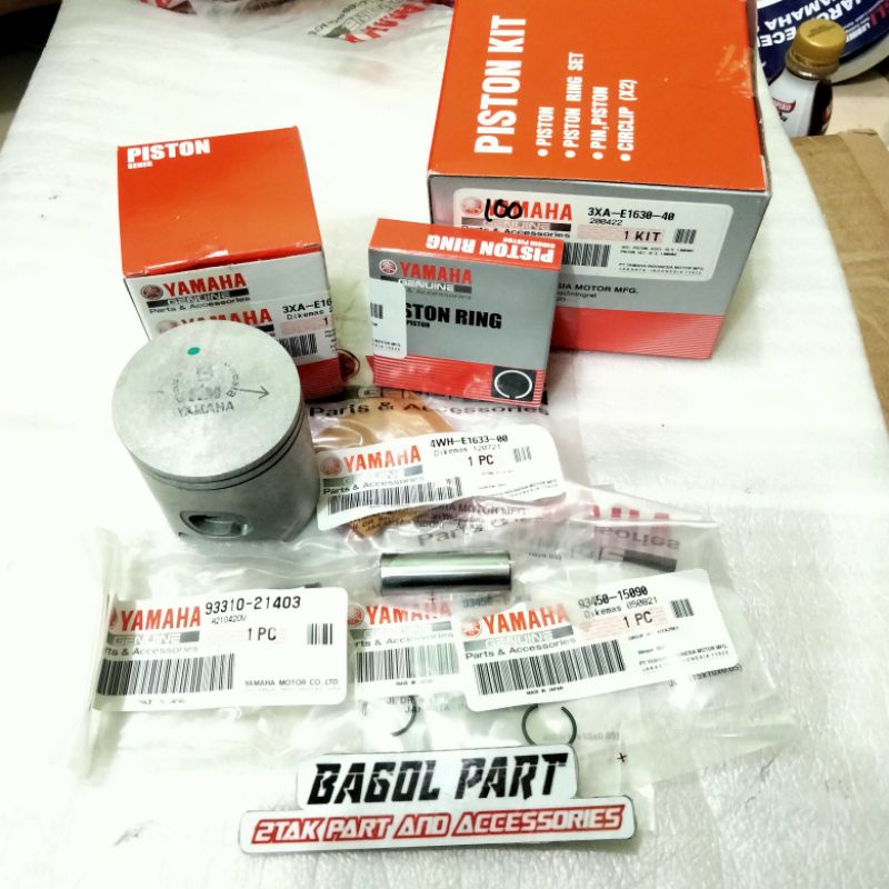 0PISTON SEHER KIT 3XA OS 100 F1ZR FIZR FIZ FORCE1 ORIGINAL YAMAHA