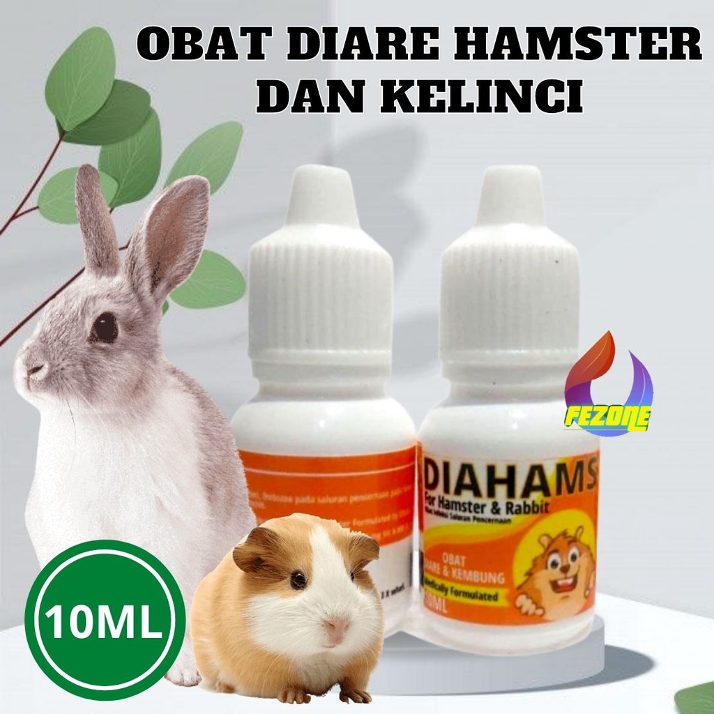 DIAHAMS 10ML OBAT DIARE HAMSTER KELINCI FEZONE