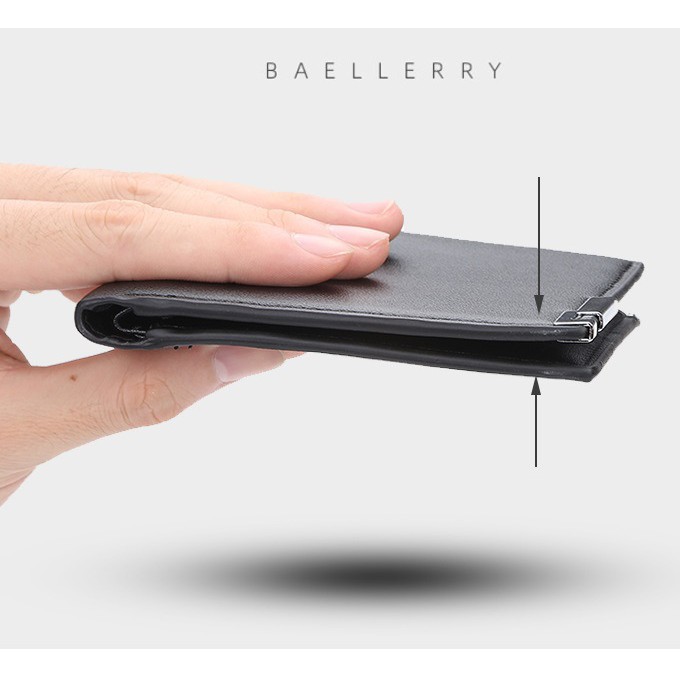 BAELLERRY ORIGINAL D1835 Dompet Pria Model Pendek Import-1