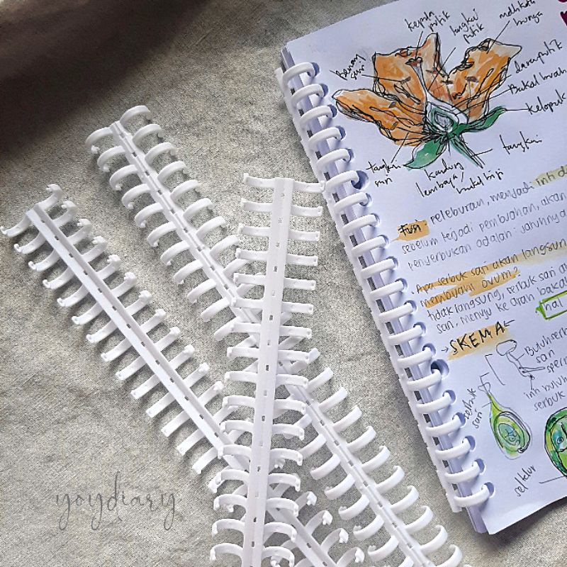

Ring Binder Binding Putih 30 lubang