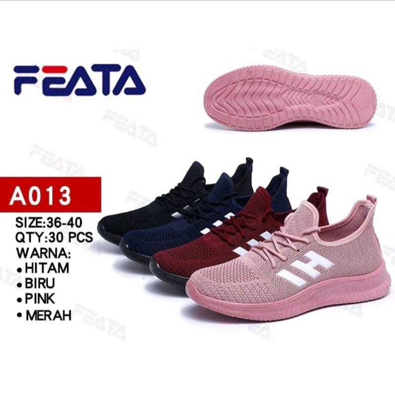 Sepatu wanita sneakers Feata A2020 A1071 A013 import korea version terbaru sol anti selip