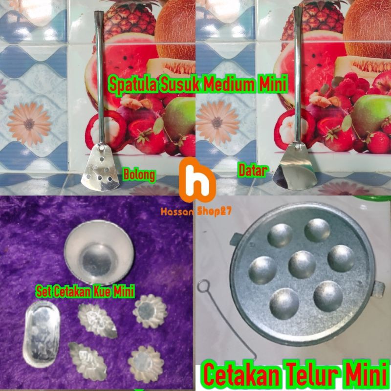 Mainan Alat Masak Anak Susuk / Spatula / Sutil / Sodet / Set Cetakan Kue Mini/Cetakan Telur Mini
