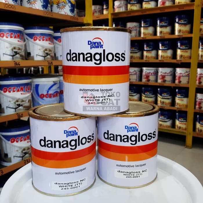 Cat Duco Danagloss Warna Hitam dan Putih 1 Liter