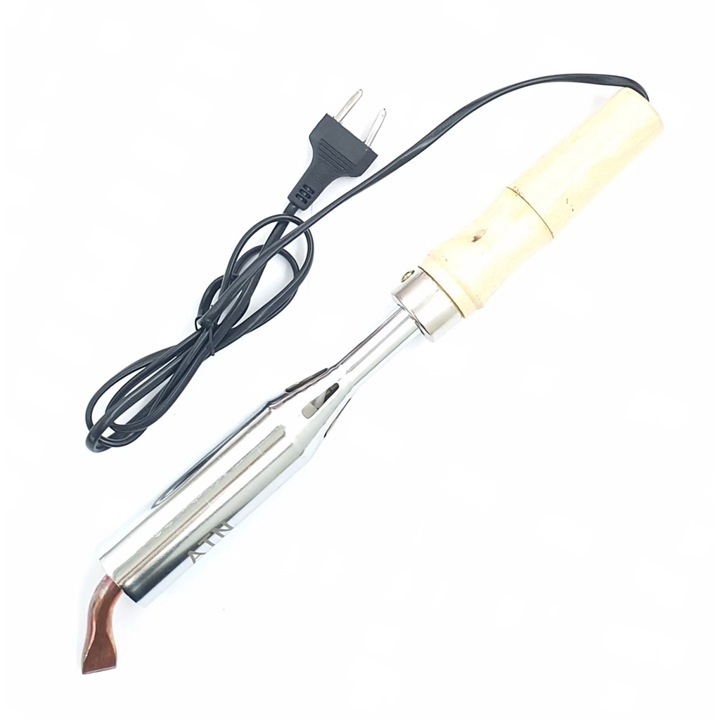 Solder Listrik Kayu 200W 200 Watt / Alat Patri Gagang Kayu / Soldering Iron 220V / Solder 200 Watt