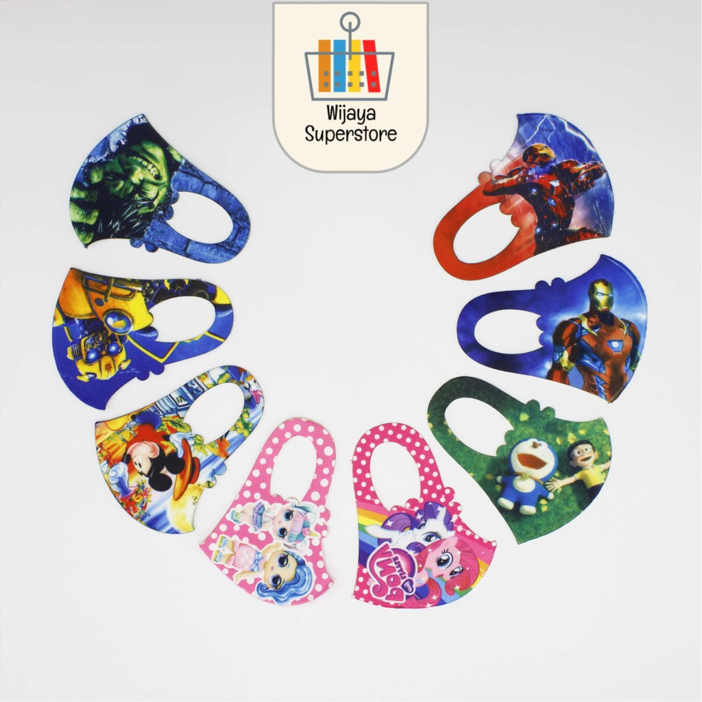 Masker Anak Scuba Printing Karakter Shopee Indonesia Masker Anak Scuba Printing Karakter Shopee Indonesia
