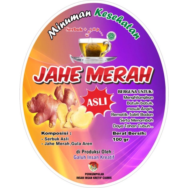 

Jahe Merah Instan