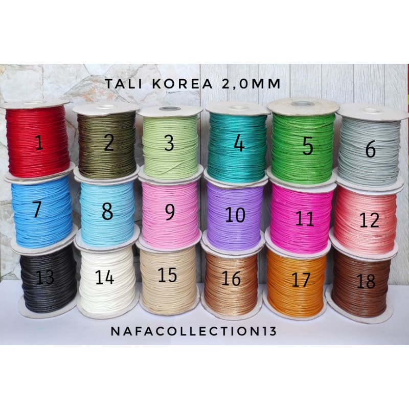 80 meter/Rol Tali Korea 2,0mm