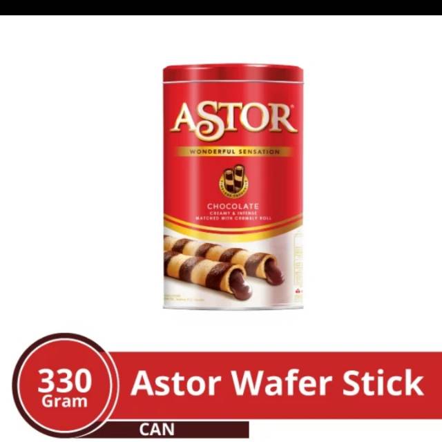 

Astor wafer 330gr kaleng